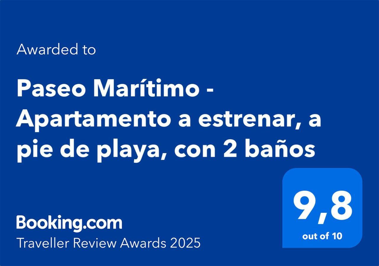 Paseo Maritimo - Apartamento A Estrenar, A Pie De Playa, Con 2 Banos Алмерия Екстериор снимка